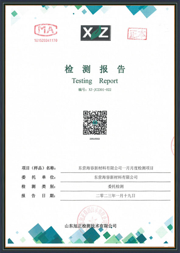 檢測報告