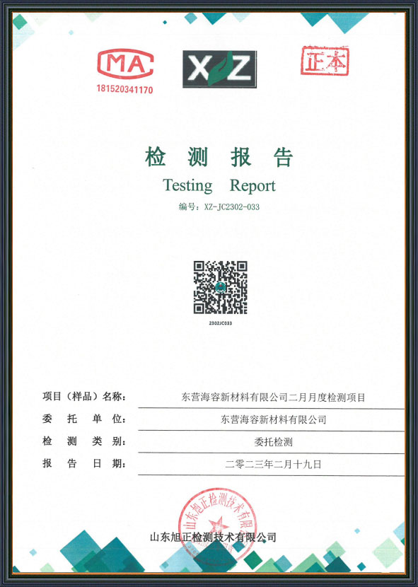 檢測報告